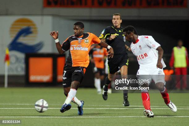 Arnold MVUEMBA - - Lorient / Monaco - 7eme journee de Ligue 1 -