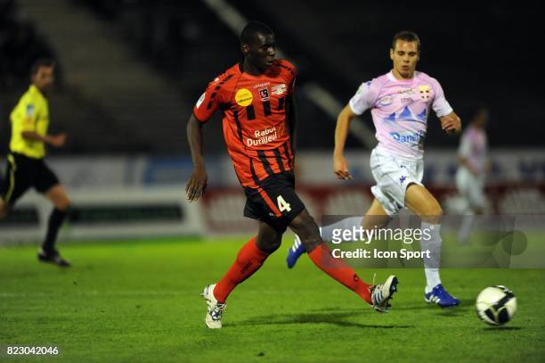 Bakary SOUMARE - - Evian Thonon Gaillard / Boulogne - 8eme journee de Ligue 2 - Parc des sports - Annecy,