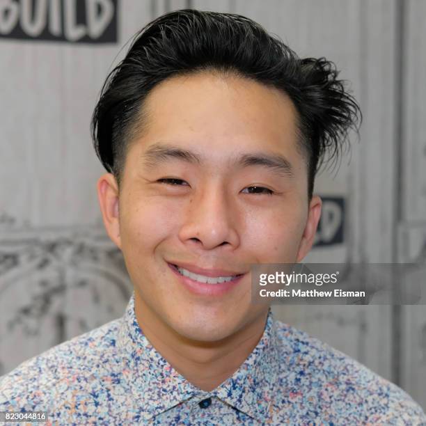 Actor Justin Chon discusses the new film "Gook" at Build Studio on July 26, 2017 in New York City.