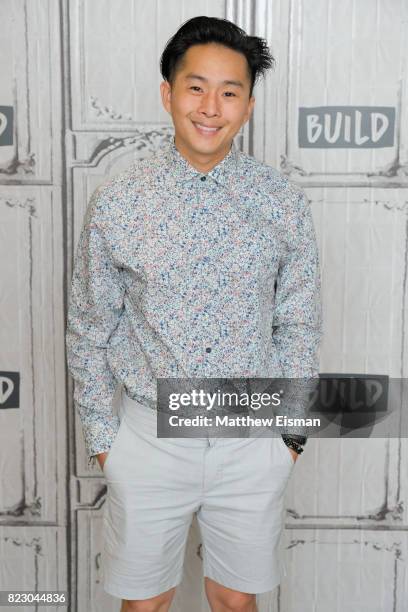 Actor Justin Chon discusses the new film "Gook" at Build Studio on July 26, 2017 in New York City.