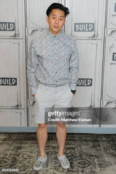 Actor Justin Chon discusses the new film "Gook" at Build Studio on July 26, 2017 in New York City.