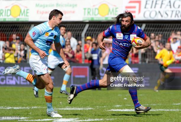 Rudy COETZEE / Sebastien CHABAL - - Perpignan / Racing Metro 92 - 24eme Journee de TOP 14,