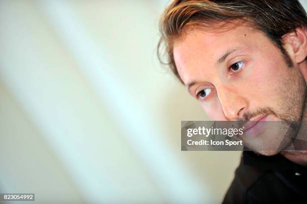 Fabien GILOT - - Conference de presse du Cercle des nageurs de Marseille - Championnats de France de Natation Elite 2011 - Strasbourg -