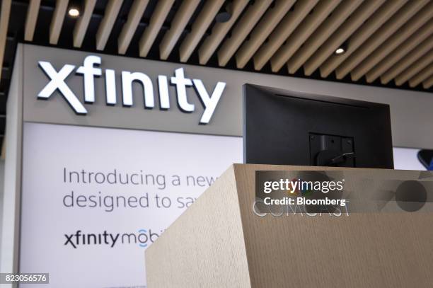 Xfinity Image Inside An Xfinity Store By Comcast Ahead Of Earnings Figures Photos and ...