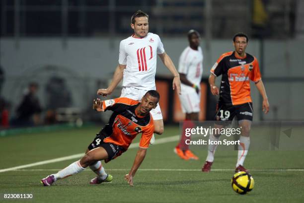 Alaixys ROMAO / Yohan CABAYE - û Lorient / Lille - 32 eme journee de Ligue 1 û ,