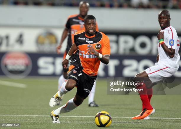 Arnold MVUEMBA - û Lorient / Lille - 32 eme journee de Ligue 1 ,