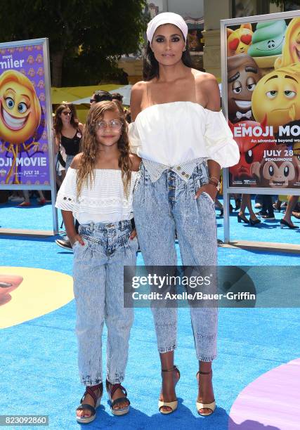 Rachel Roy and daughter Tallulah Ruth Dash arrive at the premiere of 'The Emoji Movie' at Regency Village Theatre on July 23, 2017 in Westwood,...