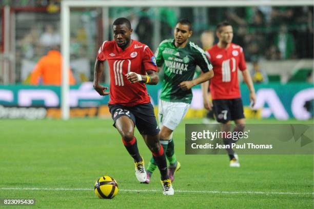 Aurelien CHEDJOU - - Saint Etienne / Lille - 35eme journee de Ligue 1 -