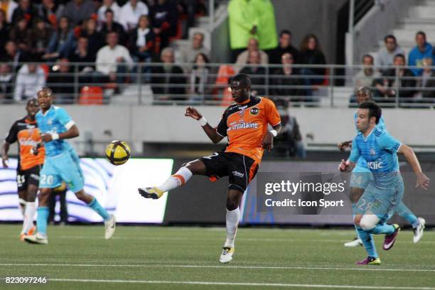 Arnold MVUEMBA - - Lorient / Marseille - 36eme journee de Ligue 1 -