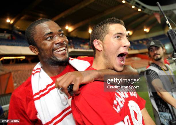 Lille Champion de France 2011 / Aurelien CHEDJOU / Eden HAZARD - - PSG / Lille - 37eme journee de Ligue 1,