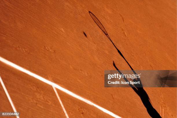 Illustration ombre / terre battue - - Roland Garros 2011,