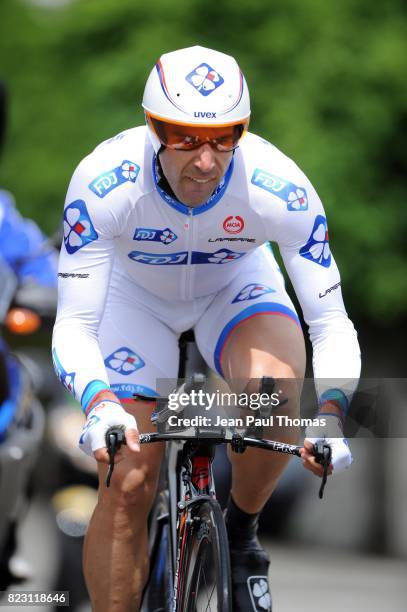 William BONNET - FRANCAISE DES JEUX - - - Prologue Criterium du Dauphine - Saint Jean de Maurienne,