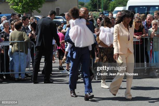 Jean ALain BOUMSONG - Mariage de Clemence Catherin et Sidney Govou - - Eglise de Replonge -