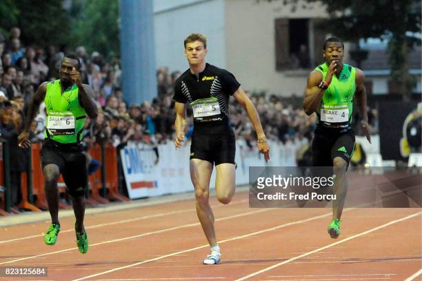 Christophe LEMAITRE / Yohan BLAKE - 100m - - Pro Athle Tour - Meeting de Montreuil -Stade Jean Delbert,