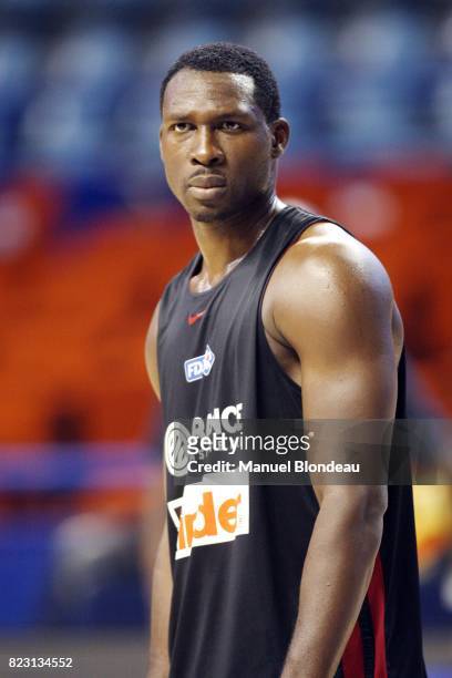 Florent Pietrus - - Entrainement equipe de France de Basket - Preparation Euro 2011 - Pau -