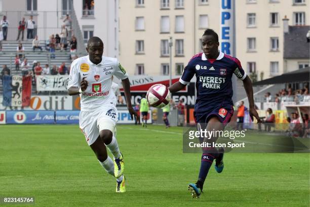 Ousmane COULIBALY / Aly CISSOKHO - - Brest / Lyon - 3eme journee de Ligue 1,