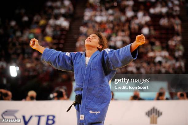 Joie de Sarah MENEZES - -48kg - - Championnats du Monde de Judo 2011 - Paris -