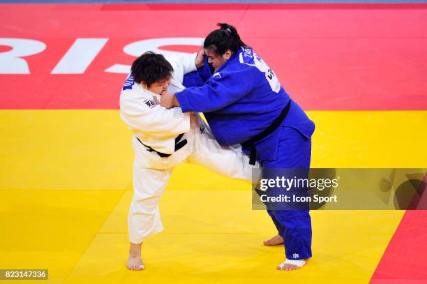 Megumi TACHIMOTO / Vanessa ZAMBOTTI - +78kg - - Championnats du Monde de Judo 2011 - Paris,