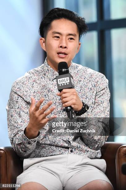 Justin Chon attends the Build Series to discuss his new film 'Gook' at Build Studio on July 26, 2017 in New York City.