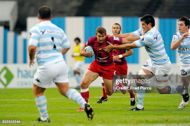 Benjamin THIERY / Francois VAN DER MERWE - - Racing Metro 92 / Montpellier - 1ere Journee du Top 14 -Stade Yves du Manoir -Colombes-,