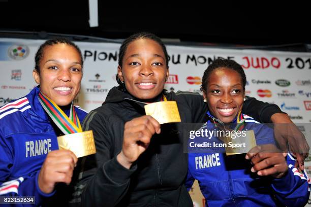 Lucie DECOSSE / Audrey TCHEUMEO / Gevrise EMANE - - Championnats du Monde de Judo 2011 - Paris,