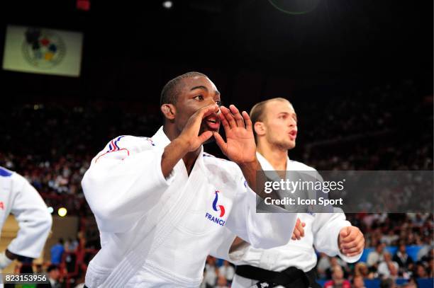 Dimitri DRAGIN / Ugo LEGRAND - France / Bresil - - Competition par equipe Hommes - Championnats du Monde de Judo 2011 - Paris - ,