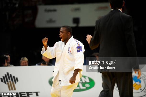 Joie de Dimitri DRAGIN - France / Bresil - - Competition par equipe Hommes - Championnats du Monde de Judo 2011 - Paris - ,