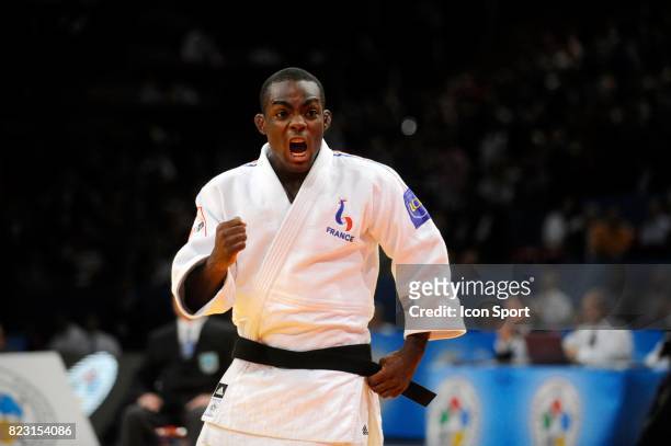 Joie de Dimitri DRAGIN - France / Bresil - - Competition par equipe Hommes - Championnats du Monde de Judo 2011 - Paris - ,