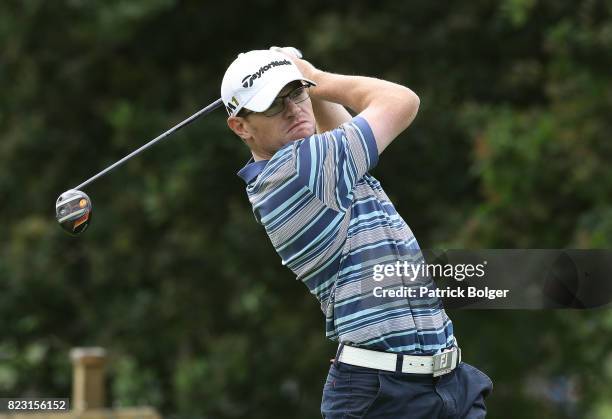 Shane Irwin of Monkstown Golf Club during the Golfbreaks.com PGA Irish Qualifier at Headfort Golf Club on July 26, 2017 in Kells, Ireland.