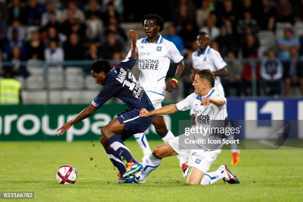 Lenny Nangis / Dariusz Dudka - - Auxerre / Caen - 6e journee Ligue 1,