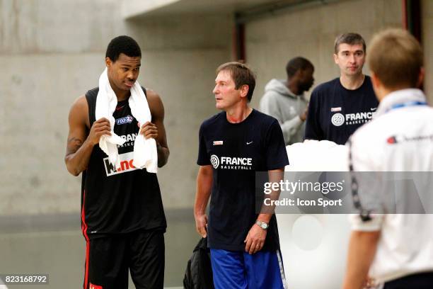 Mickael GELABALE - - Entrainement France - Championnat d'Europe Basket -Kaunas,