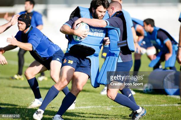 Luke McLean - - Entrainement Italie - Coupe du Monde de rugby 2011 -Nelson,