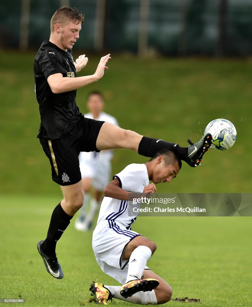 Newcastle United U18 v Komazawa University FC: SuperCupNI