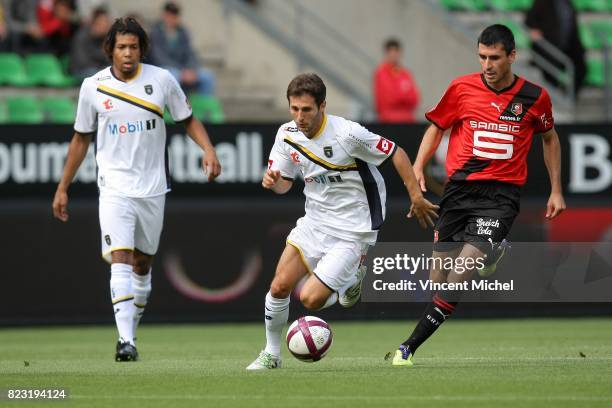 Vincent NOGUEIRA / Julien FERET - - Rennes / Sochaux - match de preparation -Rennes,