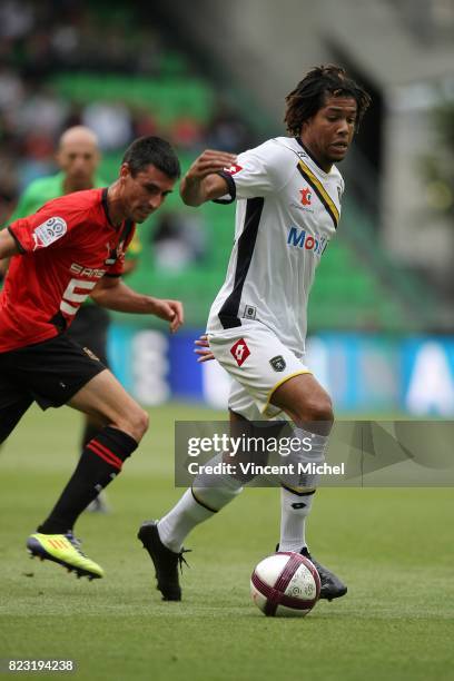 Kevin ANIN - - Rennes / Sochaux - match de preparation -Rennes,