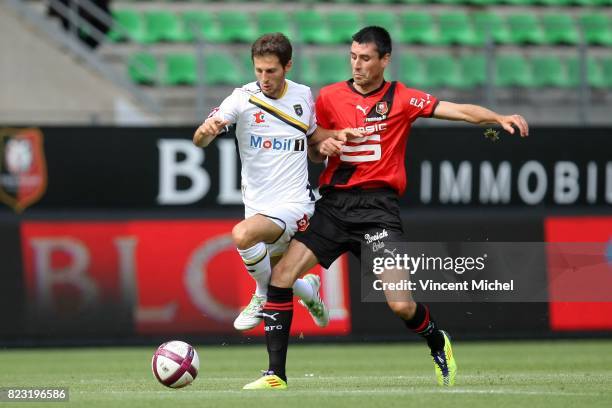 Vincent NOGUEIRA / Julien FERET - - Rennes / Sochaux - match de preparation -Rennes,