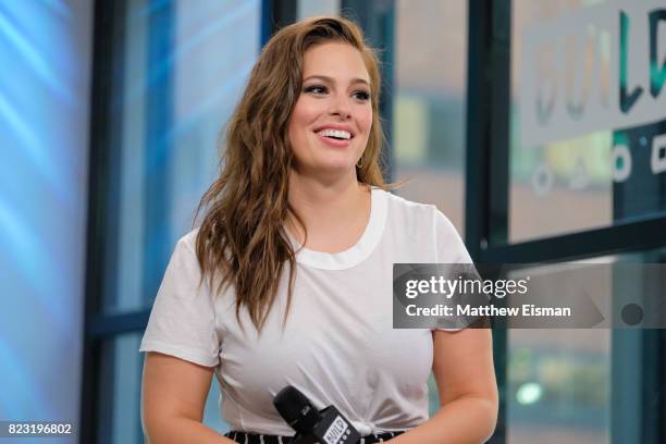 Model Ashley Graham discusses her new show "The Ashley Graham Project" at Build Studio on July 26, 2017 in New York City.