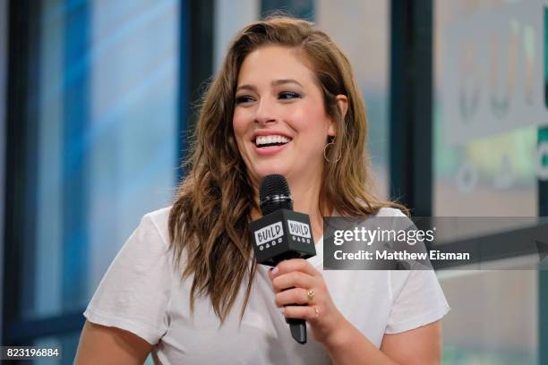 Model Ashley Graham discusses her new show "The Ashley Graham Project" at Build Studio on July 26, 2017 in New York City.