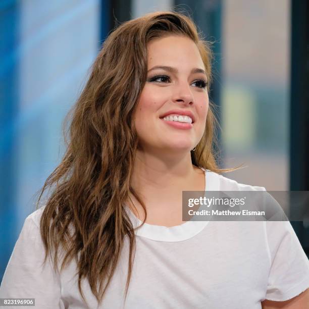 Model Ashley Graham discusses her new show "The Ashley Graham Project" at Build Studio on July 26, 2017 in New York City.