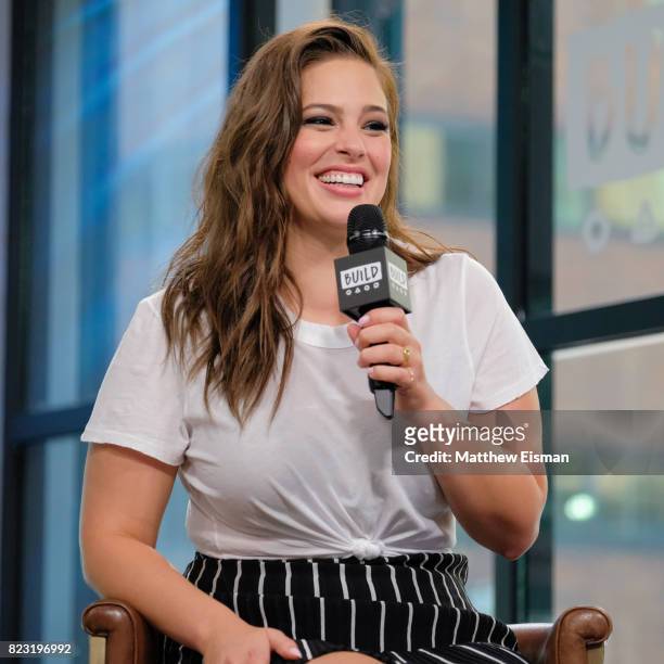 Model Ashley Graham discusses her new show "The Ashley Graham Project" at Build Studio on July 26, 2017 in New York City.