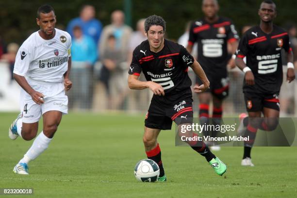 Fabien LEMOINE - - Rennes / Lorient - match de preparation -Ploermel,