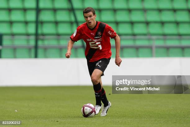 Romain DANZE - - Rennes / Sochaux - match de preparation -Rennes,