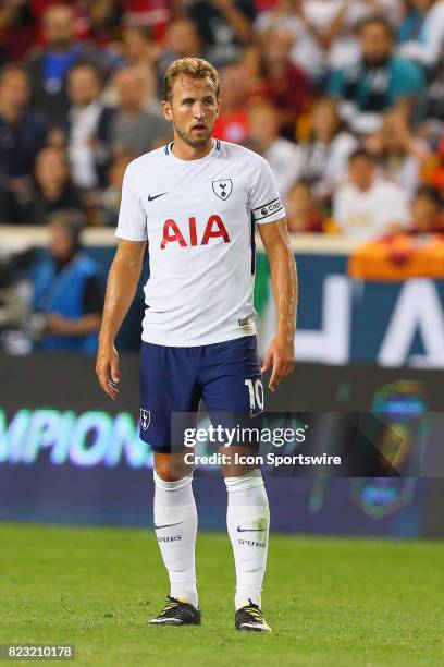 Tottenham Hotspur forward Harry Kane during the first half of the International Champions Cup soccer game between Tottenham Hotspur and Roma on July...