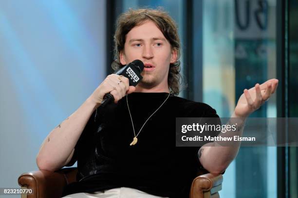 Ryan Hennessy of the band Picture This discusses their new EP "Picture This" at Build Studio on July 26, 2017 in New York City.