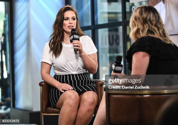 Ashley Graham attends the Build Series to discuss her new show 'The Ashley Graham Project' at Build Studio on July 26, 2017 in New York City.