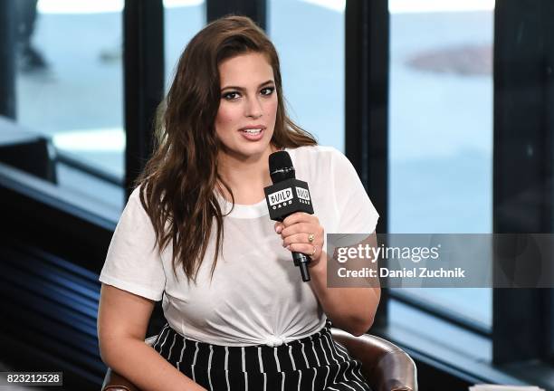 Ashley Graham attends the Build Series to discuss her new show 'The Ashley Graham Project' at Build Studio on July 26, 2017 in New York City.