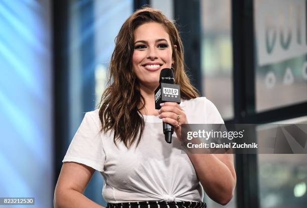 Ashley Graham attends the Build Series to discuss her new show 'The Ashley Graham Project' at Build Studio on July 26, 2017 in New York City.