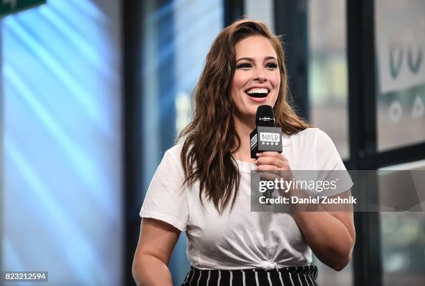 Ashley Graham attends the Build Series to discuss her new show 'The Ashley Graham Project' at Build Studio on July 26, 2017 in New York City.