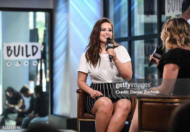 Ashley Graham attends the Build Series to discuss her new show 'The Ashley Graham Project' at Build Studio on July 26, 2017 in New York City.