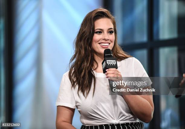 Ashley Graham attends the Build Series to discuss her new show 'The Ashley Graham Project' at Build Studio on July 26, 2017 in New York City.